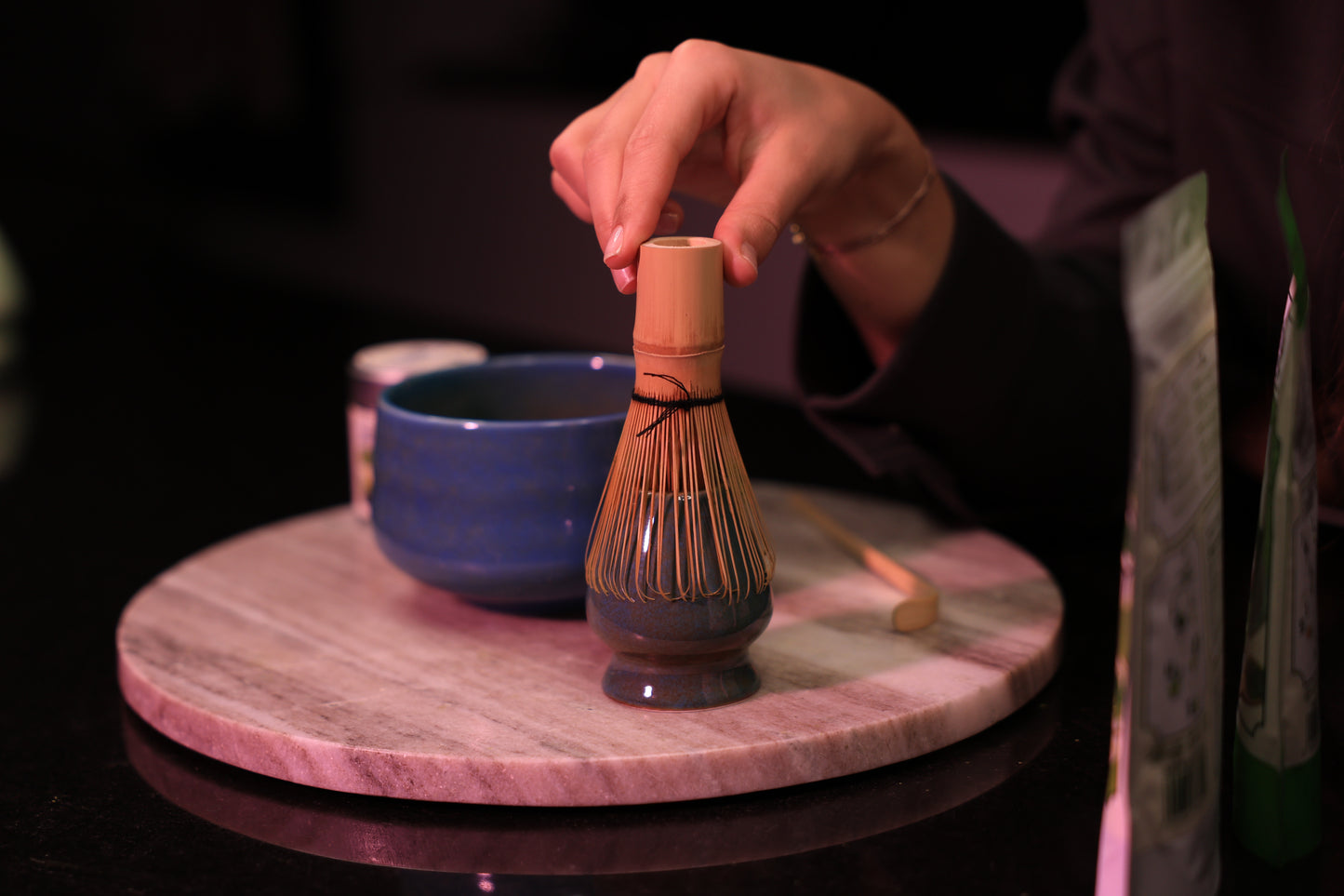 Zen Traditionelles Keramik-Matcha-Set