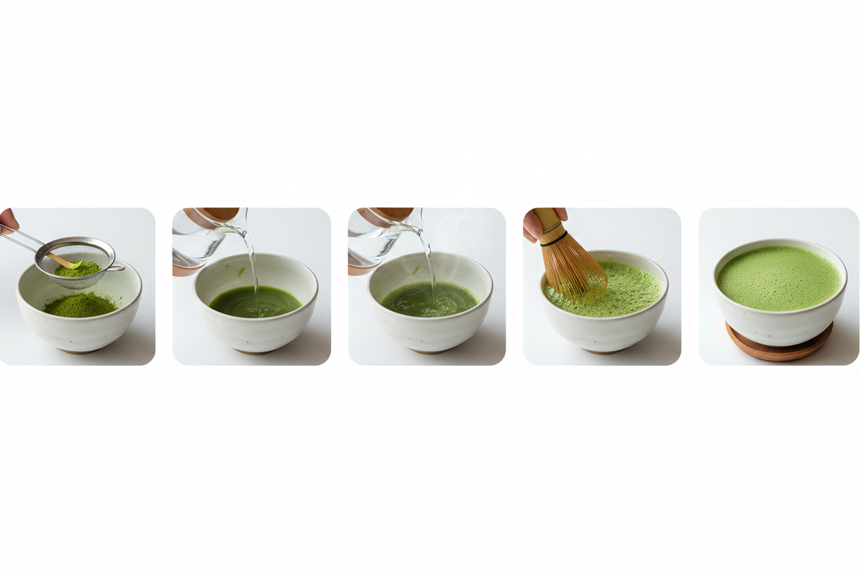 Wie bereitet man Matcha Schritt für Schritt zu? Traditionelle Methode – ZOI