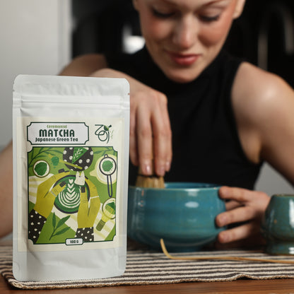 Zen Matcha Set aus Keramik – mit zeremoniellem Matcha