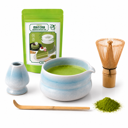 Kai Matcha Set aus Keramik im minimalistischen Stil – mit kulinarischem Matcha