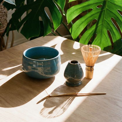 Zen Traditionelles Keramik-Matcha-Set