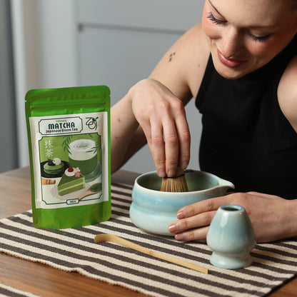 Kai Matcha Set aus Keramik im minimalistischen Stil – mit kulinarischem Matcha