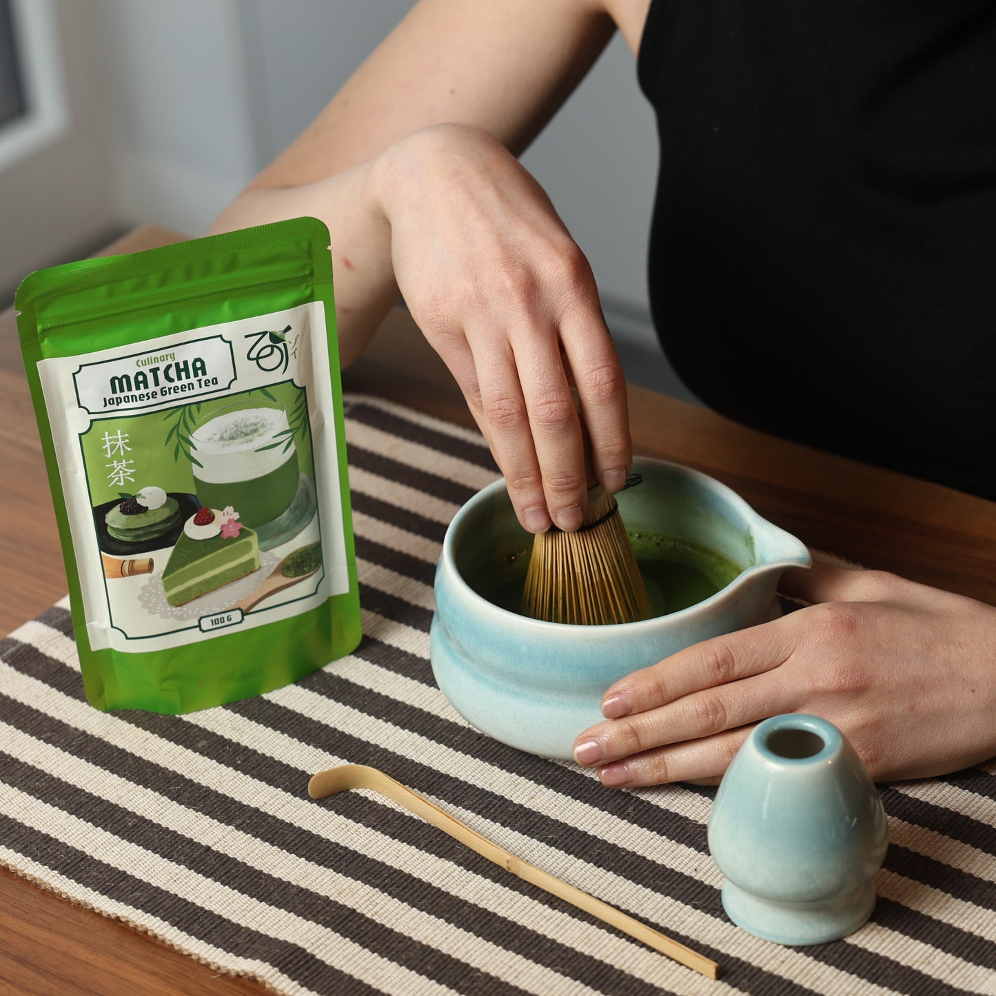 Kai Matcha Set aus Keramik im minimalistischen Stil – mit kulinarischem Matcha