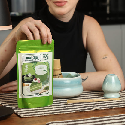 Kai Matcha Set aus Keramik im minimalistischen Stil – mit kulinarischem Matcha