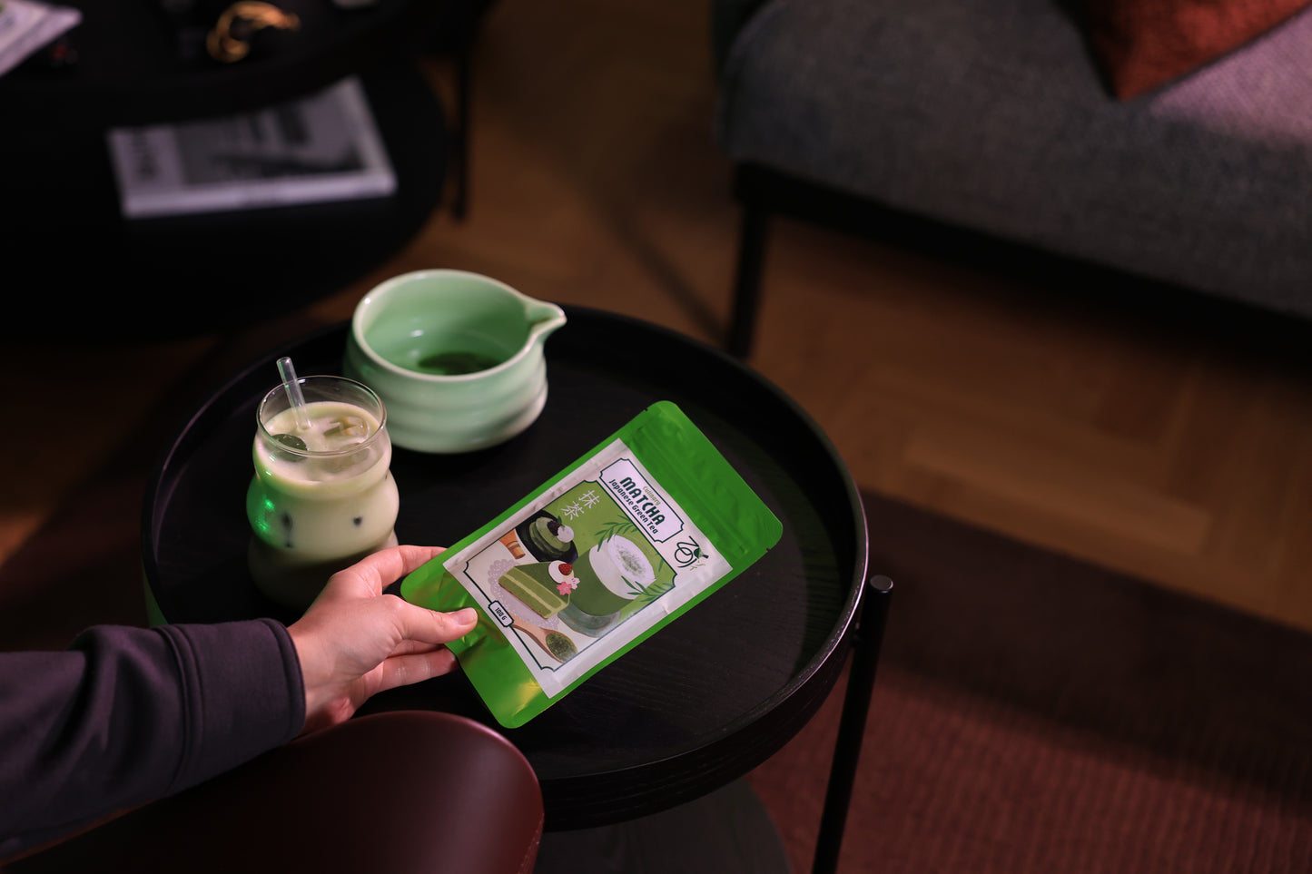 Sakura Keramikset mit kulinarischem Matcha