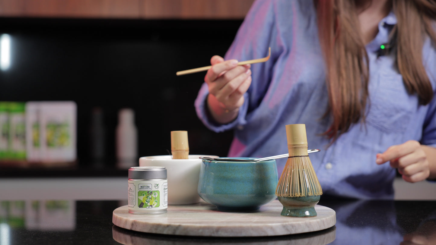 Zen Traditionelles Keramik-Matcha-Set